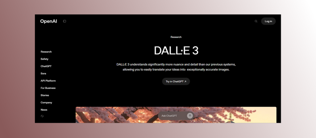 DALLE AI design tool