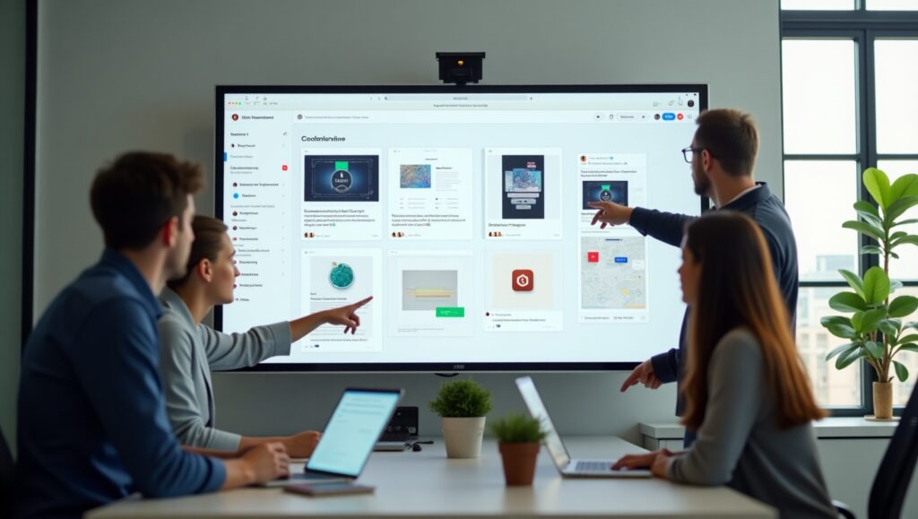 Collaborating team